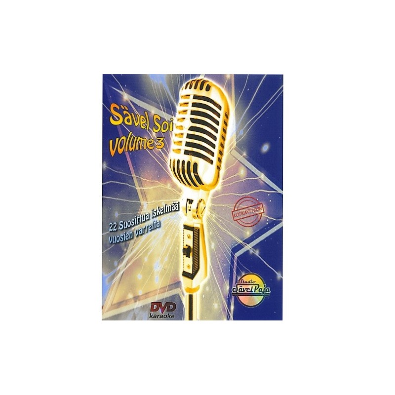 SÄVEL SOI 3 KOTIKARAOKE DVD