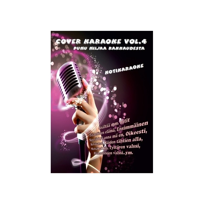 COVER KOTIKARAOKE Vol.4 - Puhu hiljaa rakkaudesta DVD