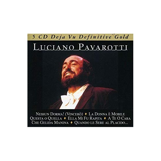 Luciano Pavarotin tunnetuimpia lauluja 5 cd levyn verran