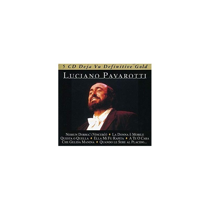 Luciano Pavarotin tunnetuimpia lauluja 5 cd levyn verran