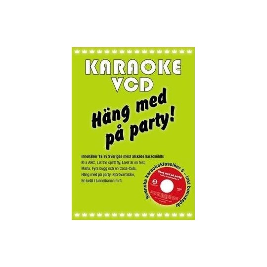 RUOTSALAINEN KARAOKE DVD - Häng Med På Party