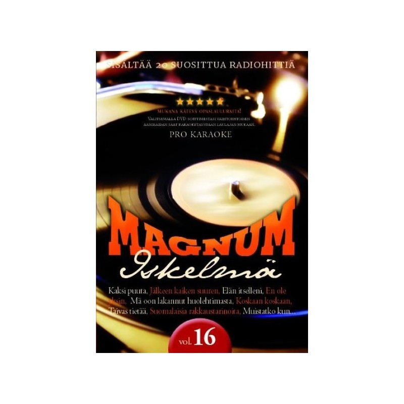 MAGNUN ISKELMÄ PRO KARAOKE Vol.16 DVD