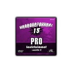 KSF KARAOKEPOKKARI PRO 15 - Lauletuimmat naisille 2 DVD