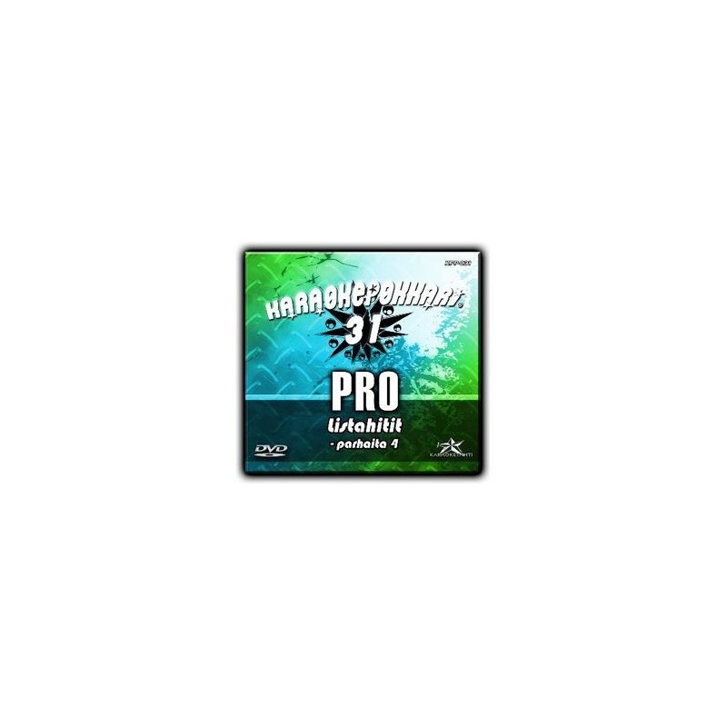 KSF KARAOKEPOKKARI PRO 31 - Listahitit 4 DVD