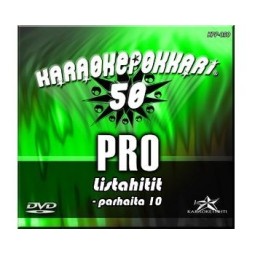 KSF KARAOKEPOKKARI PRO 50 - Listahitit 10 DVD