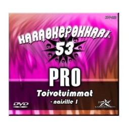 KSF KARAOKEPOKKARI PRO 53 - Toivotuimmat naisille 1 DVD
