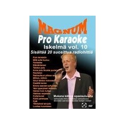 MAGNUM PRO KARAOKE ISKELMÄ Vol.10 DVD (käytetty)