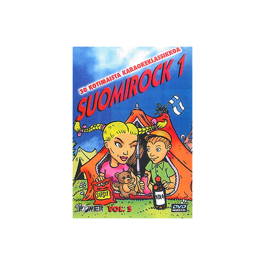 POWER PRO KARAOKE Vol.5 - Suomirokkia 1 DVD (käytetty)