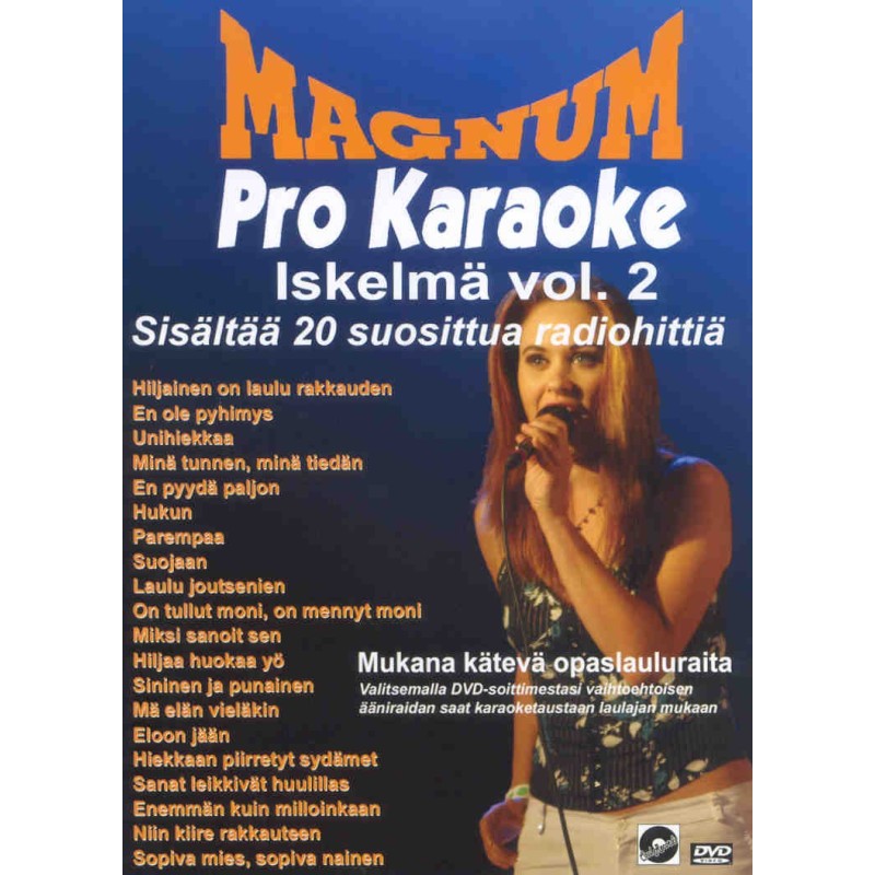 MAGNUM ISKELMÄ PRO 2 Karaoke DVD