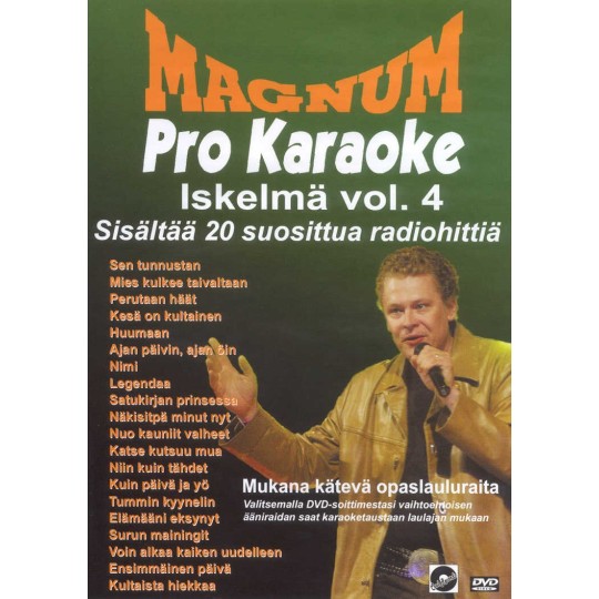MAGNUM ISKELMÄ PRO 4 Karaoke DVD