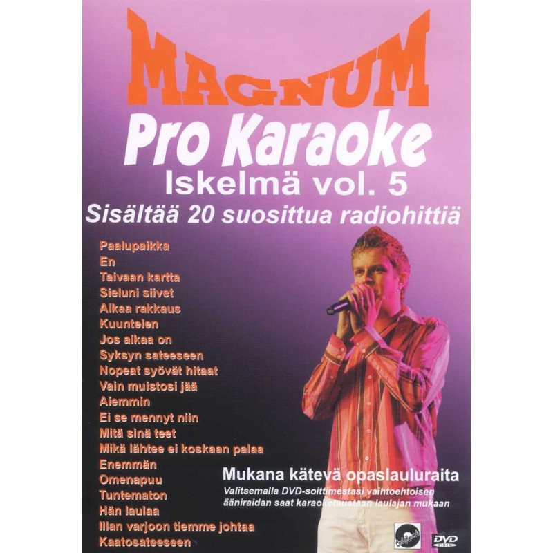 MAGNUM ISKELMÄ PRO 5 Karaoke DVD