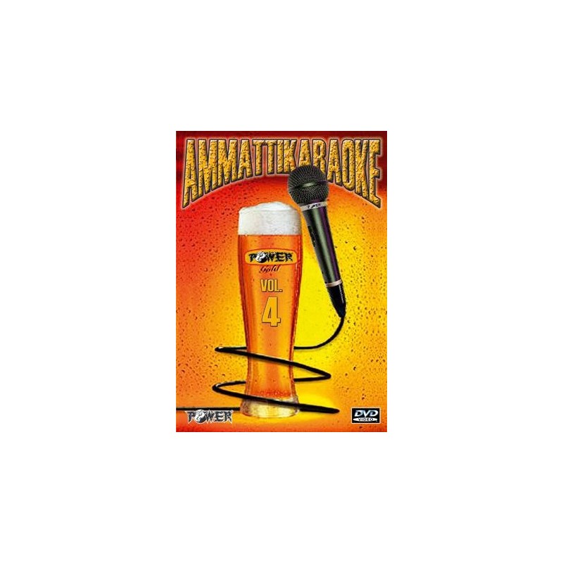 Power Ammattikaraokelevy julkiseen esittämiseen ja kotiin DVD levy