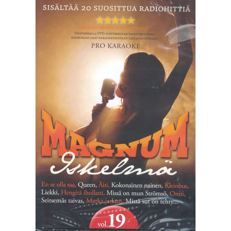 MAGNUM ISKELMÄ PRO 19 Karaoke DVD