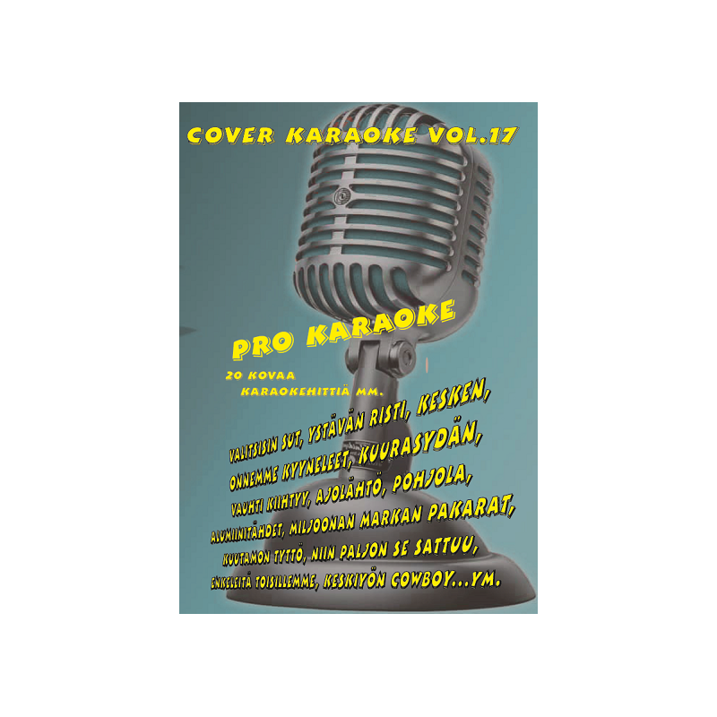 COVER PRO KARAOKE Vol. 17 DVD-levy