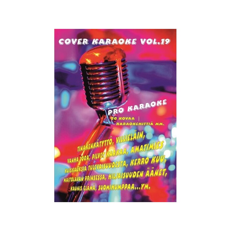cover ammattikaraokelevy 19